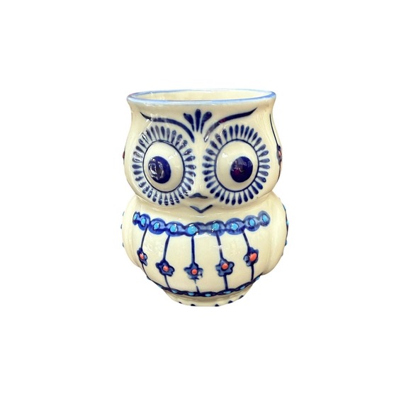 Yokohama Studio Hand Painted Owl Mug Dishwasher Microwave Safe Ceramic - Picture 6 of 6